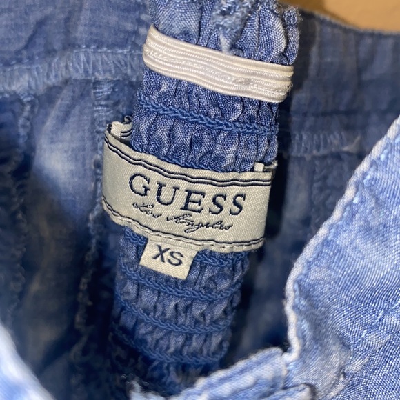 GUESS Denim Bustier Tank Top - Picture 4 of 5